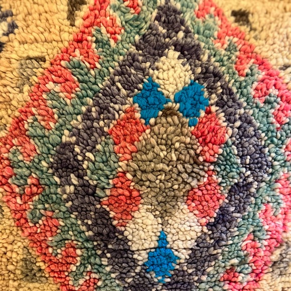 Vintage Moroccan Pouf - Picture 6 of 7